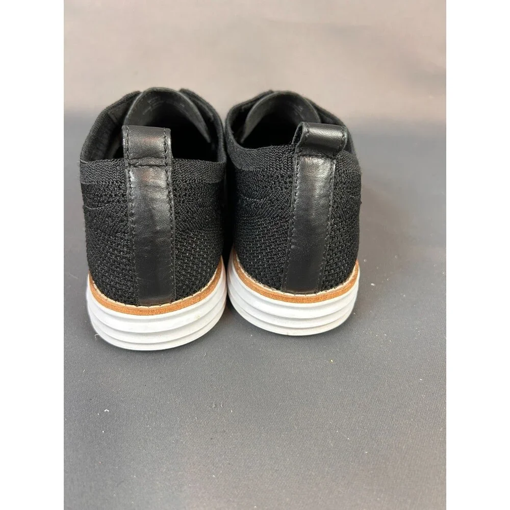 Cole Haan Black Stitchlite Wingtip Oxford Sneaker Shoes Size 8B - Picture 16 of 16